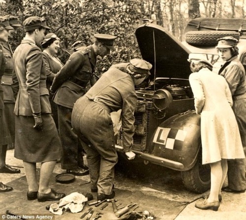 Fun History FactDuring World War II Queen Elizabeth (then Princess Elizabeth) served as a mechanic a