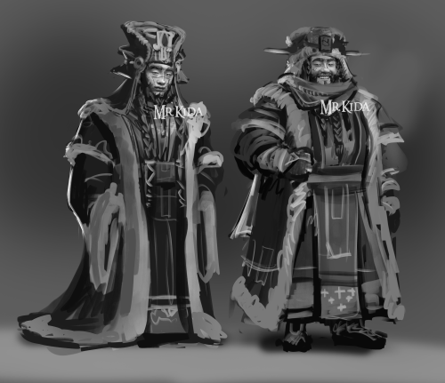 mrkida-art:Some first exploration sketches of my version of Stiffbeard dwarves! These dwarves thrive