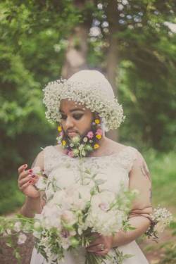 catastrophic-cuttlefish:  Harnaam Kaur first started growing facial hair at the age of 11. She was diagnosed with polycystic ovarian syndrome, a condition that causes a hormone imbalance in women.  “I decided to keep my beard and step forward against