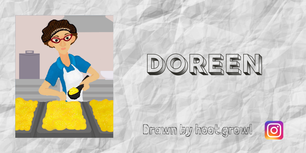 Doreen Lunch Lady, died as victim to her own ladle Drawn by @papayathesecond This is art from a collaborative zine for Dimension 20’s Fantasy High. All proceeds from the finished product will be going to the Trans Women of Color Collective. To...