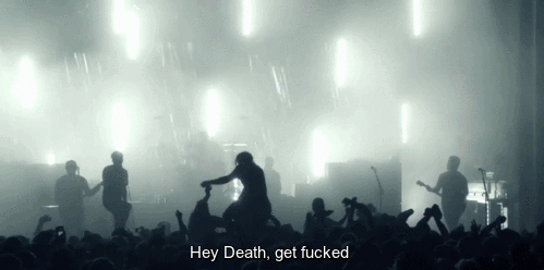 deathmoth:  THE AMITY AFFLICTION // DEATH’S HAND