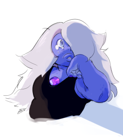 smoobat:  amethyst late night doodle 