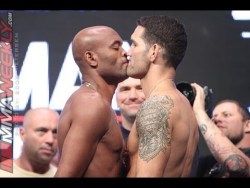 talldaddy:  theconsolidator:  homoeroticusrex:  The sacred UFC fighters’ “kiss” ritual. Gotta love it!  Follow The Consolidator.   www.talldaddy.tumblr.com/archive