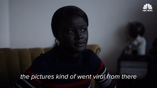 black-to-the-bones:    Khoudia Diop: The Model Redefining Beauty Standards   She has been through alot in her life, she experienced bullying because of her skin color and tried to wash it off in her childhood, but now she dreams of going back and tell