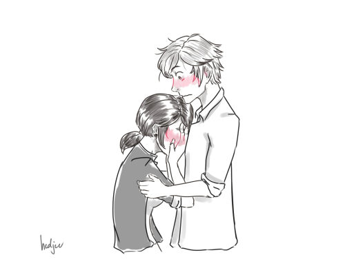 hedjee:  au where they knew eachothers identity and probably date eachother bonus  adrien you precious dork 