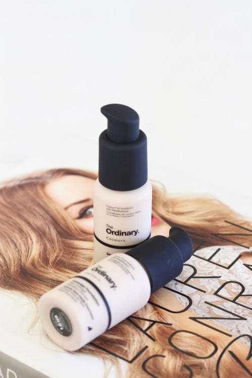 The Ordinary Coverage VS. Serum FoundationI am SO excited to be writing this post right now. These f