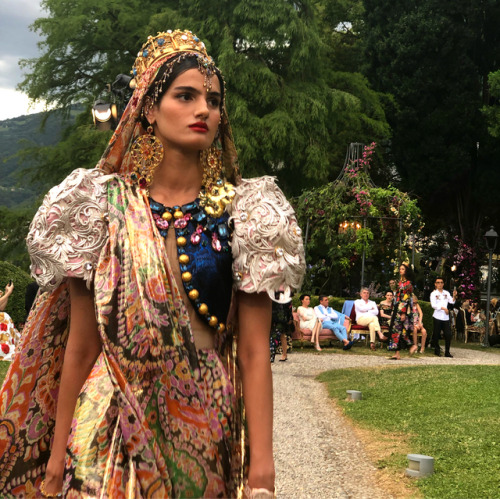 Dipti Sharma in DOLCE & GABBANA Alta Moda 2018