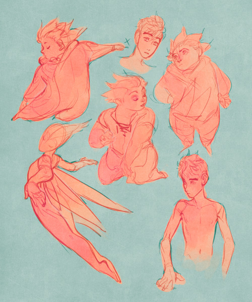 sandflakedraws: doodleoodle. trying to get back in form with these characters. my style’s been