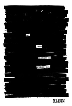 austinkleon:  Love blackouts by Austin Kleon Happy Valentine’s Day, y’all.   Wyczucie jak ja pierdolę. Wzajemnie. 