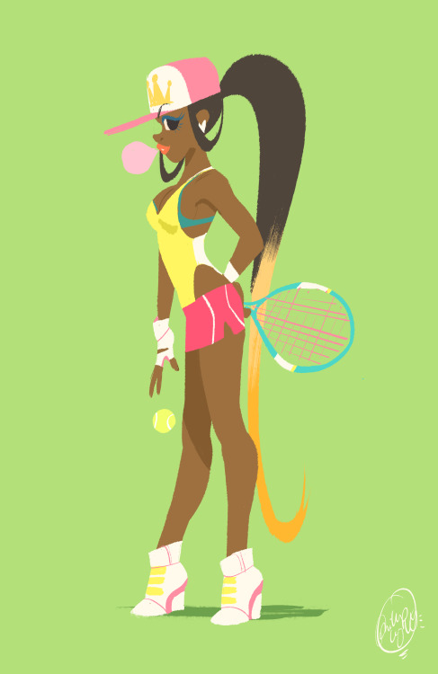 philliplight:A series of fun video game style tennis players that I’ve been doodling in my downtime 