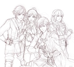 jexiska:  my royal family! still WIP …i hope to colour this. ….i also hope to draw all my families… IS THIS POSSIBLE LOLOLOL 