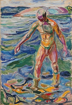 dionyssos:  Edvard Munch Bathing man 