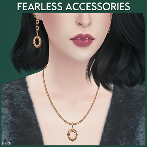 [mach] Fearless AccessoriesNew meshUnisex (Earring)7 SwatchesSpecular mapHQ compatibleDOWNLOAD