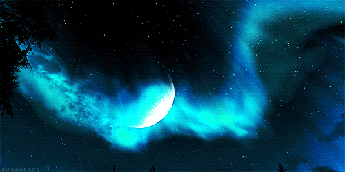 hwoaarang:  Aurora Borealis;; the aurora of the Northern Hemisphere. Also called northern lights, [ Skyrim + Aurora Borealis] 