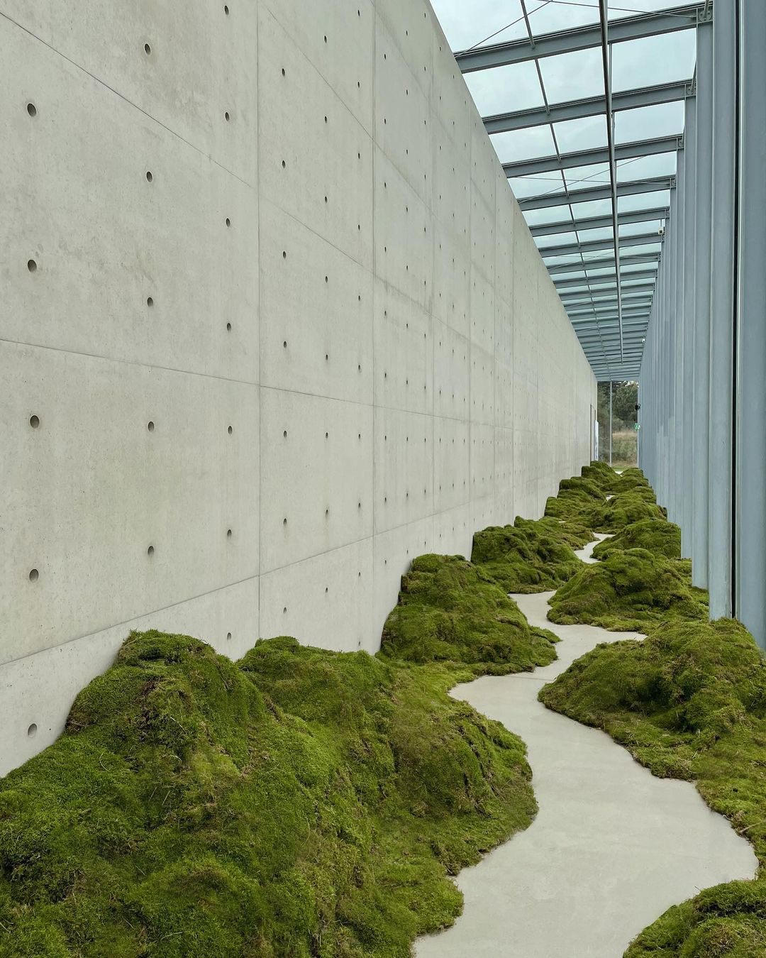 Porn Pics lionfloss:Moss walkway for Cartier by STUDIO