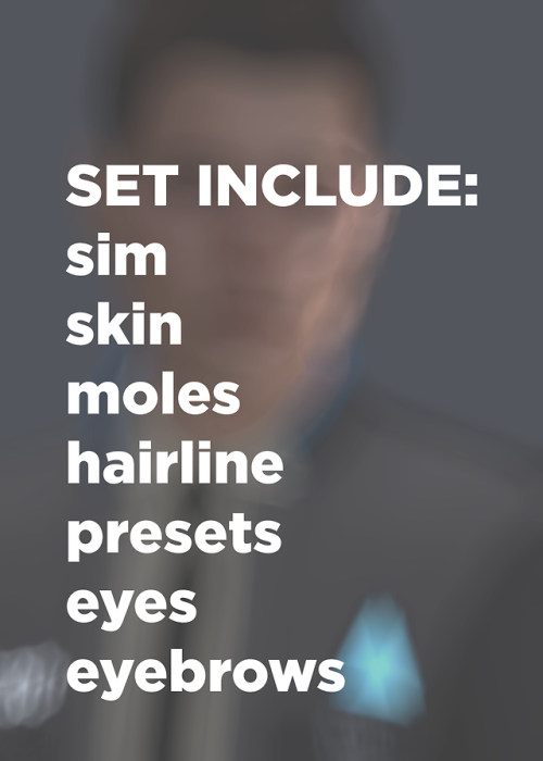 obscurus-sims: PATREON GIFT Connor sim with some new cc :)SKIN:  7 swatches (overlay inclu