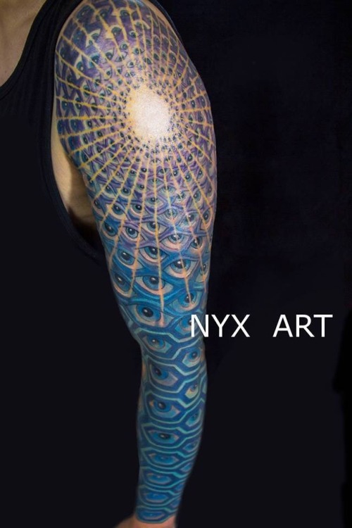 Alex Grey inspired ink