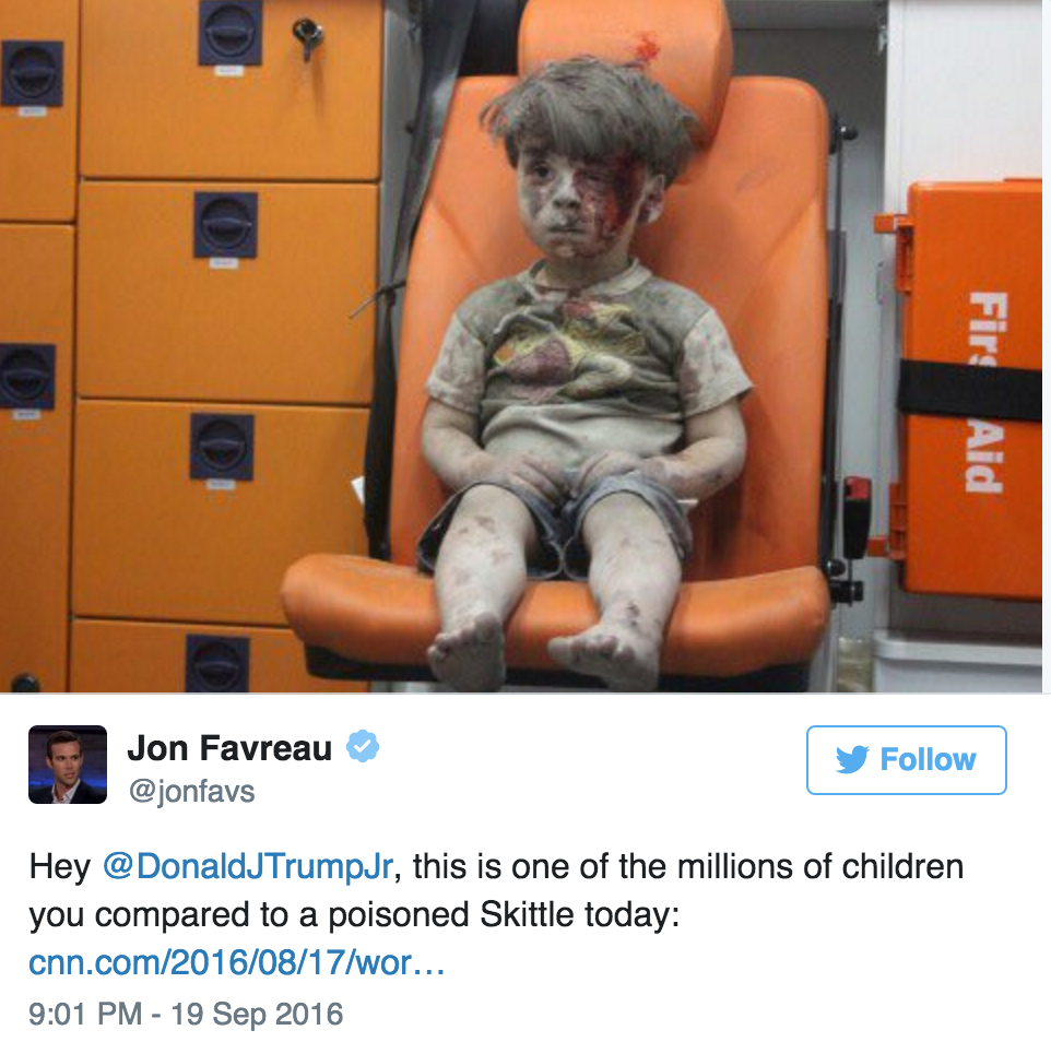 entertainmentweekly:  Skittles responds to Donald Trump Jr. comment on Syrian refugees