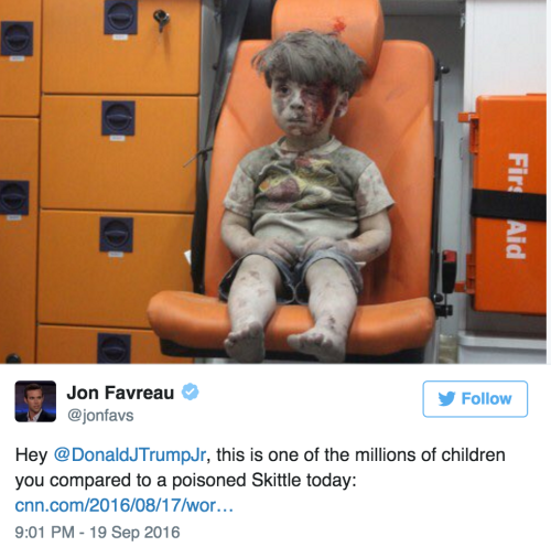 entertainmentweekly:  Skittles responds to Donald Trump Jr. comment on Syrian refugees 