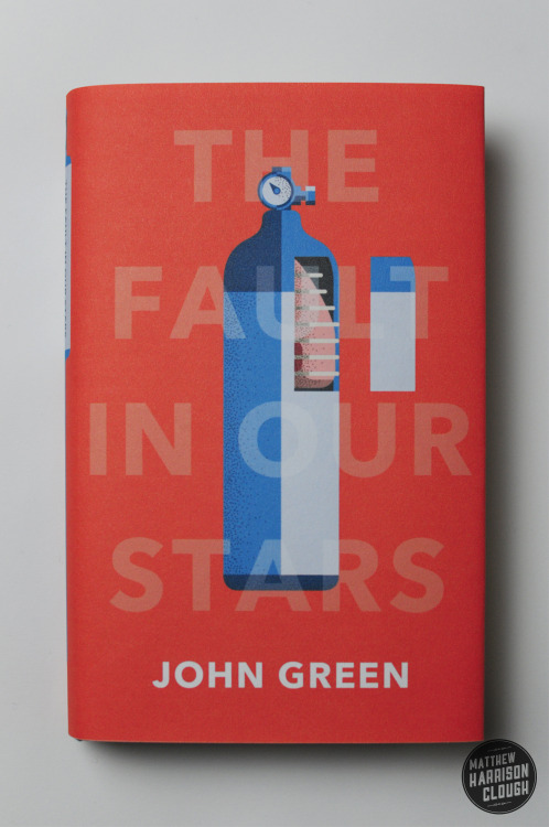 edwardspoonhands:matt-clough:Reversible book jacket design for The Fault In Our Stars by J