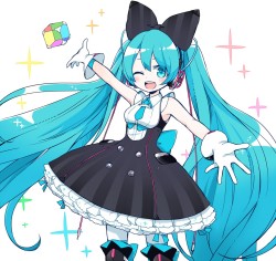 VOCALOID、初音ミク、ニボシ、高解像度、+