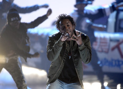 celebritiesofcolor:  Kendrick Lamar performs