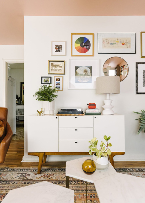 thenordroom: Salt Lake City cottage | photos by Landon Vonderschmidt | get the look: hex side table 