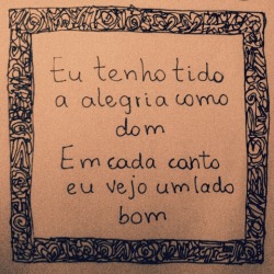 Simples assim...