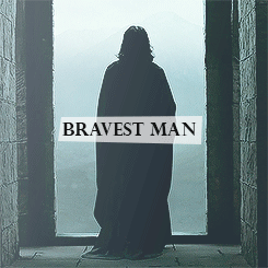 christiancbale:  THE MAGIC BEGINS: Favourite Character - Severus Snape. “‘Albus Severus’, Harry said quietly, so that nobody but Ginny could hear, and she was tactful enough to pretend to be waving to Rose, who was now on the train, ‘you were