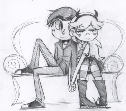 verlangenlotte: Was commissioned to do a Star vs the Forces of Evil fanart!  sketch(+color) commissi