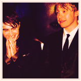 rupelover:  Rupert Grint with people [x] ↳ Daniel Radcliffe 