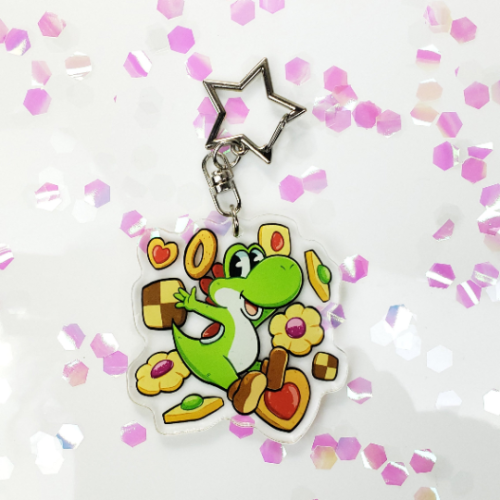 Yoshi Cookie acrylic charm keychains are here!Etsy  |  Instagram 