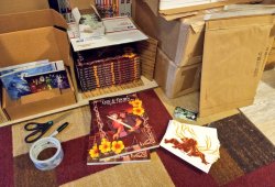 
Packing station for Leif & Thorn Volume 4 is up and running