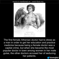 mindblowingfactz:    The first female Athenian