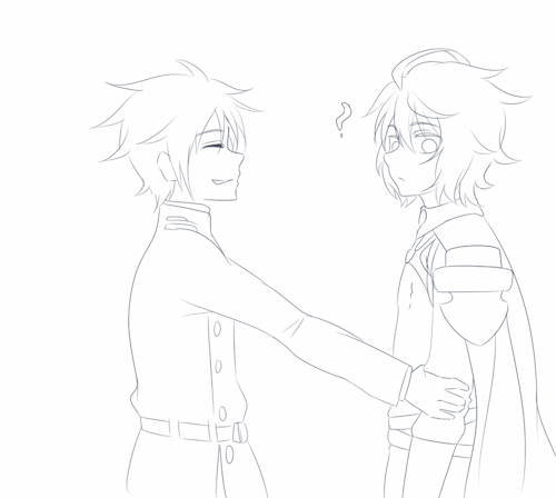 exucaribur:  mY FIRST ANIMATION EVER and ofc i used mika and yuu as my victims ww it’s a bit s