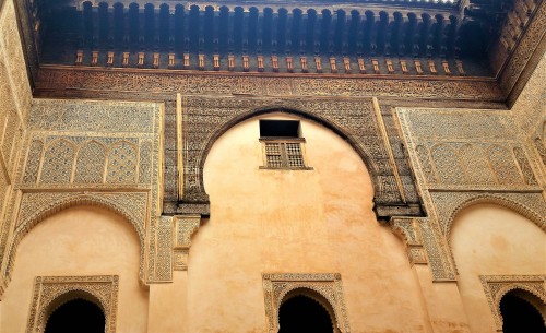 Fes. Morocco. #islam #madrasa #medersa #attarine #14thcentury #carving #stonecarving #woodcarving #m