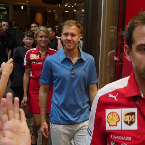 #i have been lowkey hunting for this pic for months!!!!! #fave#sebastian vettel #singapore gp 2015 #blue polo