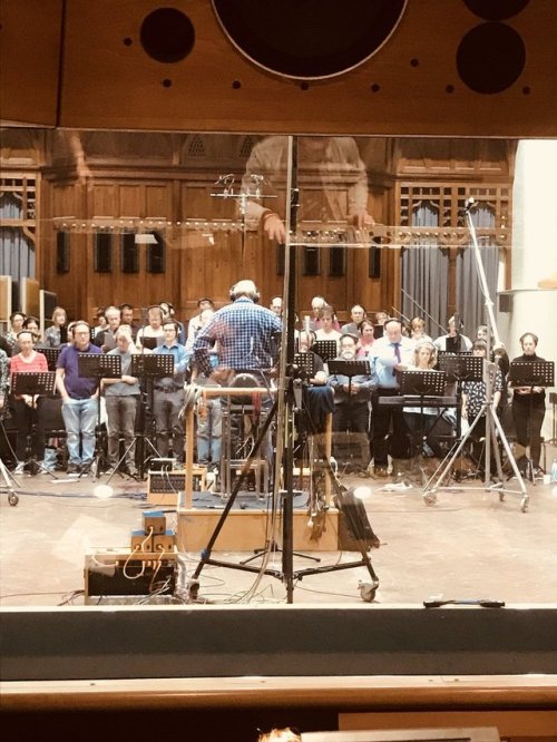 lunasong365:Update from the composer David Arnold and Air Studios today. Crouch End Festival Chorus.