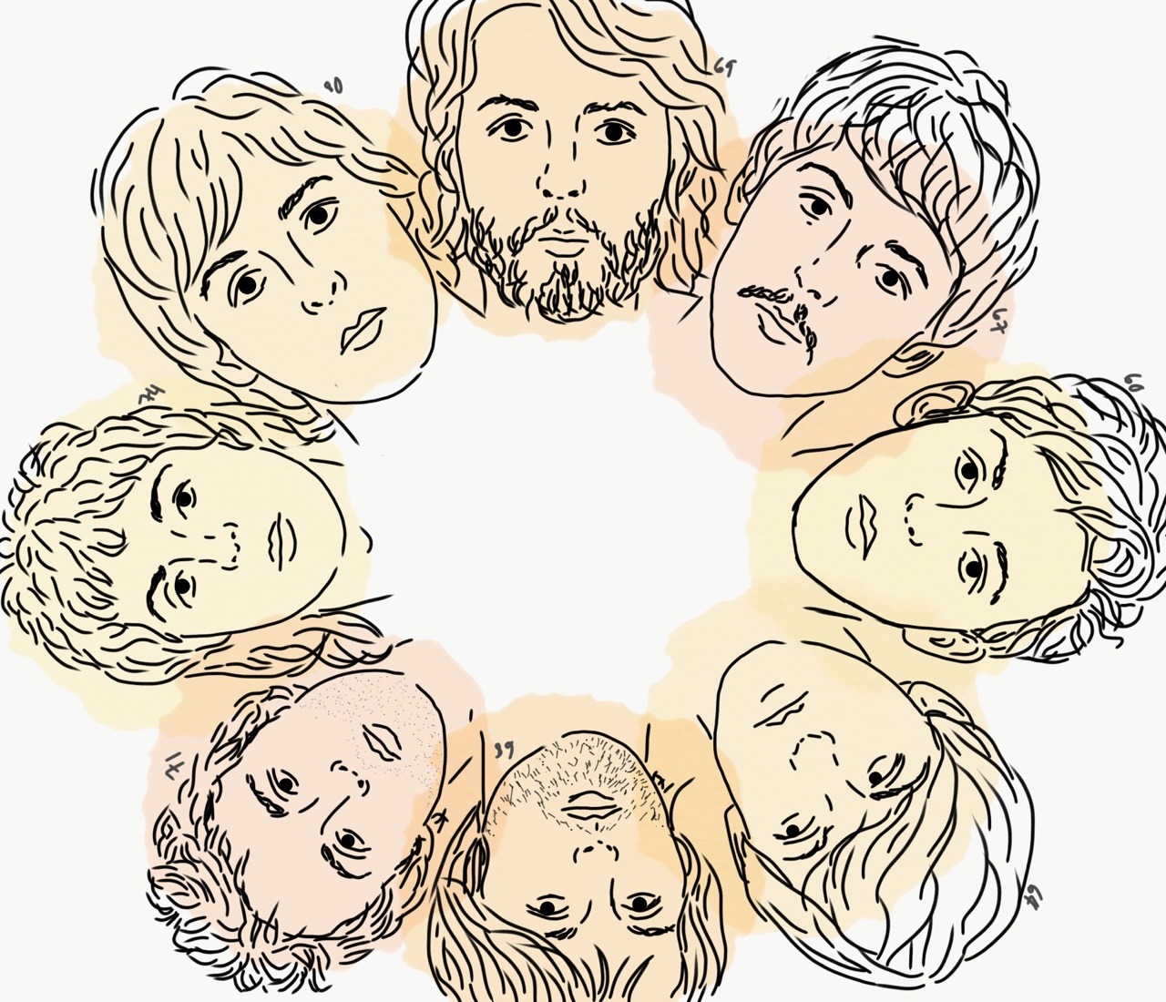 oooh-darling: Sketches of Paul McCartney from 1960-1980