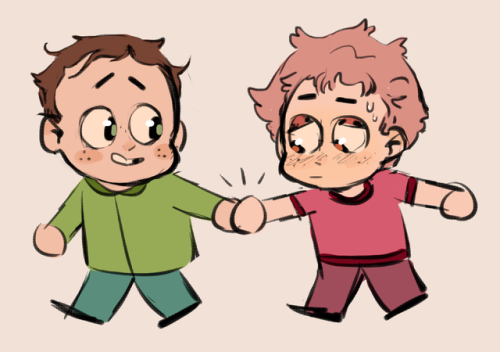 creekily:some draws of my new kid and their hopeless crush on a certain boy