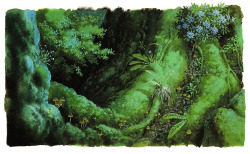 zegalba:Princess Mononoke (1997) background art