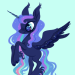 peaceandlove26:a little fanart of mickey freedomeverlasting’s luna redesign… i really adore this design, it’s so vibrant and it goes really well with her celestia design! they really look like sisters when put together