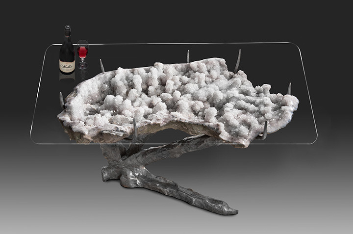 nijikodesigns:  Custom geode tables by Lawrence Stoller CrystalWorks http://shop.lawrencestoller.com/Custom-Geode-Tables-c19/