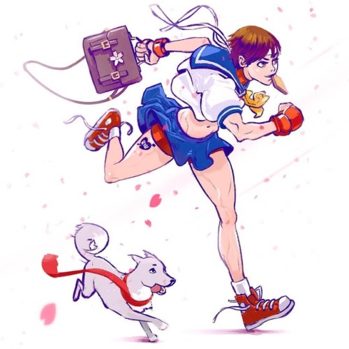 #cdchallenge #streetfighter #sakura #dog