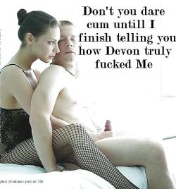 cuckoldscams:  Donâ€™t you dare cum