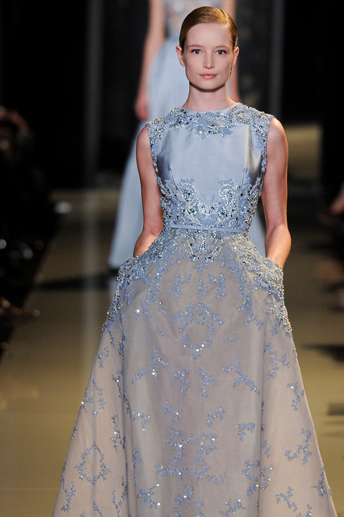 Maud Welzen  for Elie Saab Spring 2013 Couture