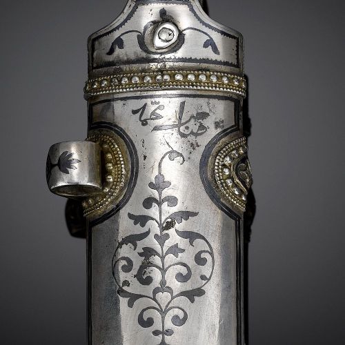 art-of-swords:Kindjal DaggerDated: 20th CenturyCulture: GeorgianMeasurements: Blade: 13 1/8” length.