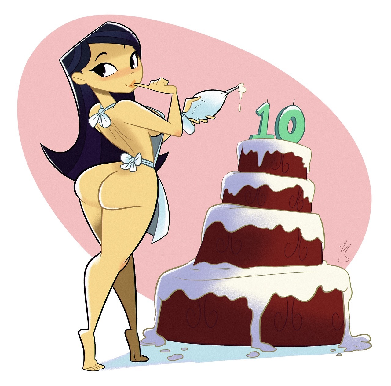 ck-blogs-stuff:  Commission: Dat Birthday Cake! by CK-Draws-Stuff  Despite what DA