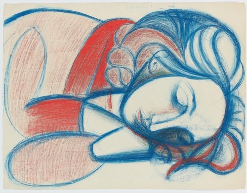 mybluewindow: Pablo Picasso - “Portrait de femme endormie III” (Portrait of a sleeping woman III) , 