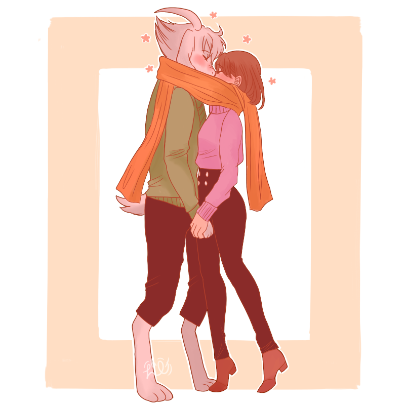 lovelyrosegold:  Never get enough of these two. Still deciding if I should let Asriel